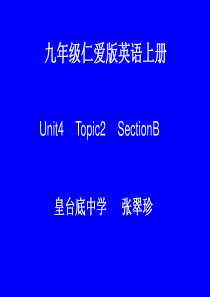 仁爱九年级英语上Unit-4-Topic-2-Section-B-课件-(共20张PPT)