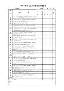 中方镇中心幼儿园日常查班巡岗表.doc新