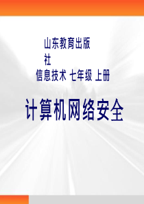 初中信息技术《计算机网络安全》教学课件设计