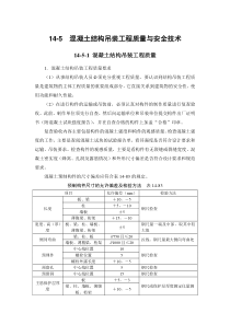 14-5 混凝土结构吊装工程质量与安全技术