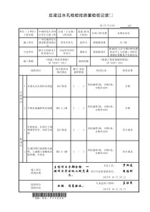 7.1.1.235、反梁过水孔检验批质量验收记录