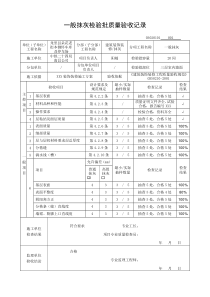 一般抹灰检验批质量验收记录