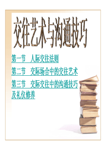 社交礼仪--第二章交往艺术及沟通技巧