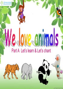 we-love-animals-课件ppt