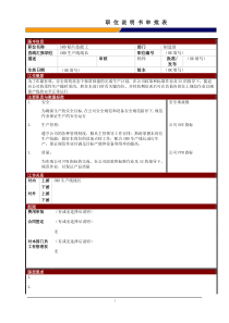 某大型电子公司制造部SMD贴片技能工职位说明书