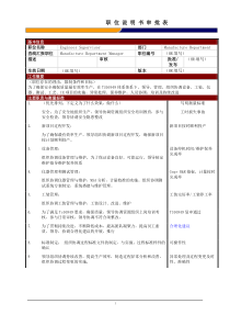 某大型电子公司制造部工程主管职位说明书