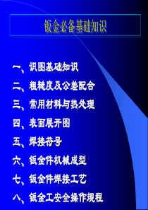 钣金必备基础知识--钣金工培训课件