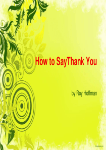 How-to-SayThank-You