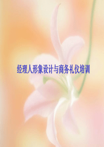 经理人修炼：经理人形象设计与商务礼仪培训讲义