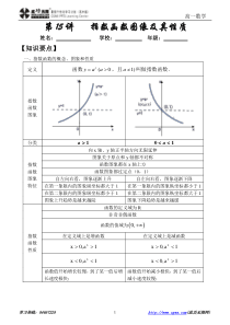 第15讲-指数函数的图像及性质