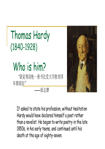 大学英语英国文学Thomas-Hardy