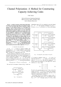 Channel-Polarization：-A-Method-for-Constructing-Ca