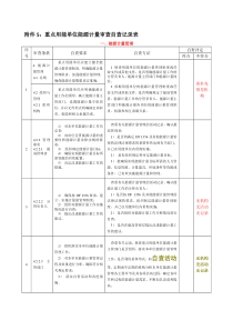 重点用能单位能源计量审查自查记录表