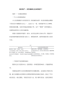 面对客户，店员基础礼仪如何提升？