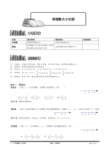 1-1-3有理数大小比较[1].题库教师版