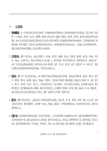 中文汉语言文学专业大一上学期现代文学史考试复习模板详细