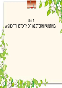 A-short-history-of-western-painting课文批注