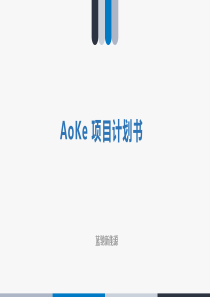 AOKE蓝驰新能源项目.商业计划书（PDF35页）