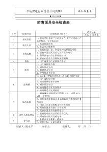 11.2防毒面具检查表