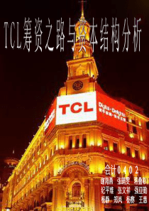 TCL筹资之路与资本结构分析