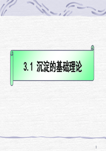 沉淀理论-ppt课件