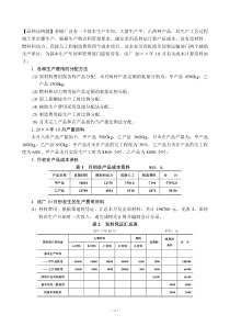 成本会计品种法例题