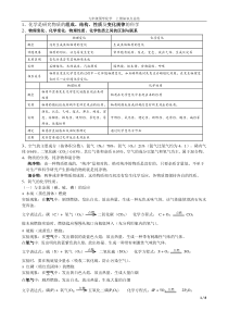 九年级化学-1-5单元知识点总结