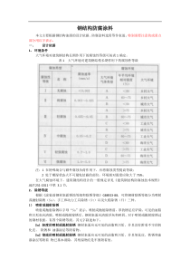 钢结构防腐涂料