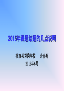 XXXX年南阳市社旗县课题结题准备材料_调查报告_表格