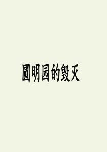 《圆明园的毁灭》