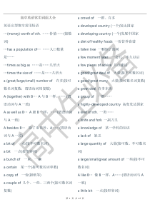 (完整版)高中英语词组大全(必备)