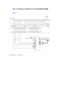西门子200smart控制台达B2系列伺服电机案例