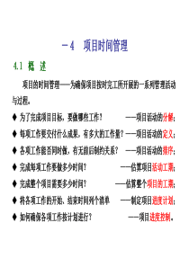 4IT项目时间管理