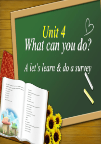 PEP五年级上册Unit4-what-can-you-do-A-lets-learn