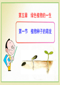 《植物种子的萌发》PPT