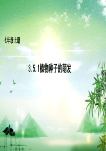 【苏教版】生物七年级上册：3.5.1《植物种子的萌发》课件(3)