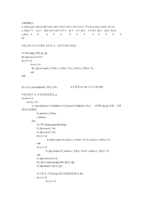 海底地形测量图的插值模型MATLAB代码