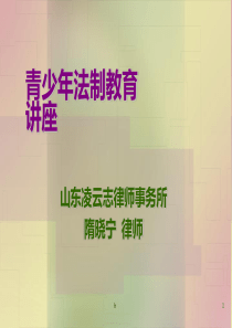 [ppt]青少年法制教育讲座