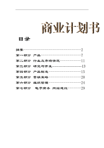 xxx保健食品有限公司商业计划书04