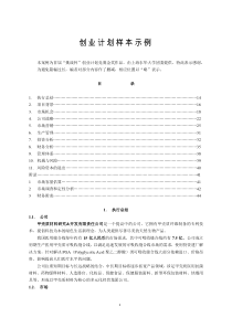 XX电脑网络公司商业计划书