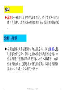 油漆与涂料相关知识130页PPT