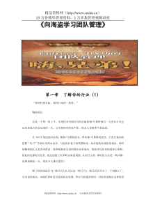 《向海盗学习团队管理》(DOC60页)