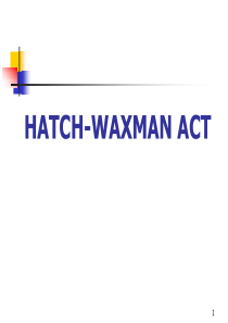 HATCH-WAXMANACT0321