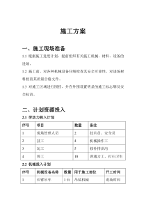 排洪沟清理施工方案