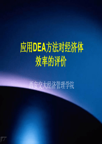 [实用参考]DEA方法简介.ppt