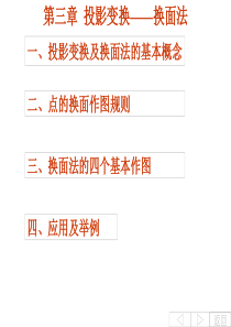 第三章--投影变换——换面法
