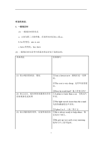 高中英语时态讲解及练习