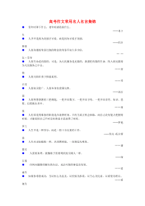 (通用)高考作文常用名人名言集锦