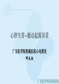 激动起源异常课件(修改版)