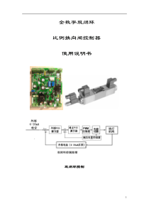 比例阀使用说明